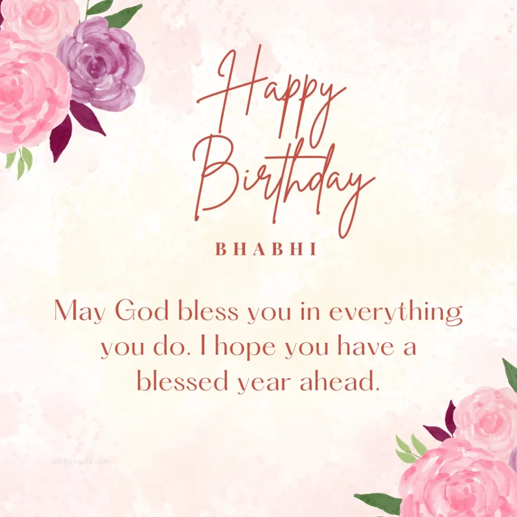 Birthday Wishes for Bhabhi