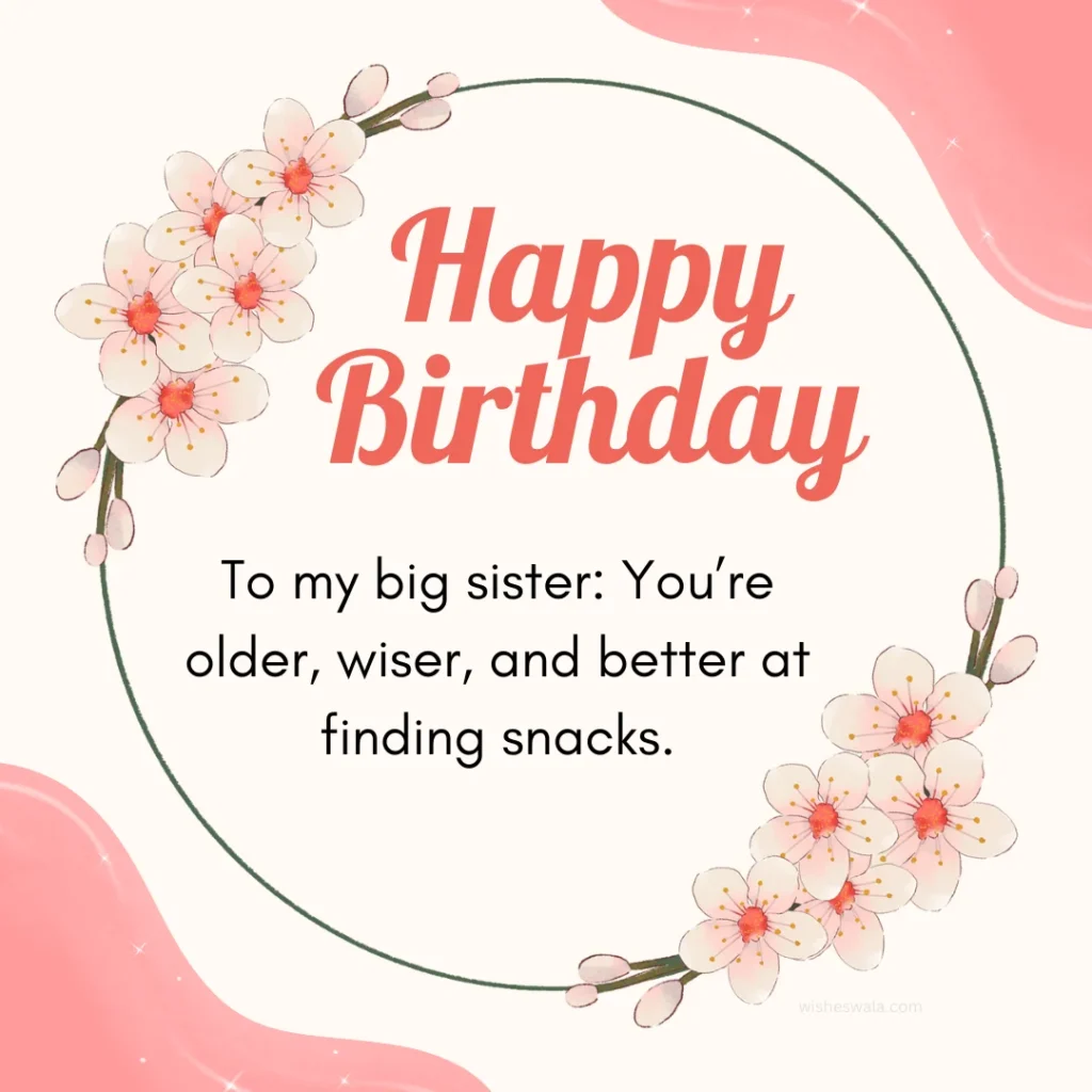 Birthday Wishes for Elder Sister