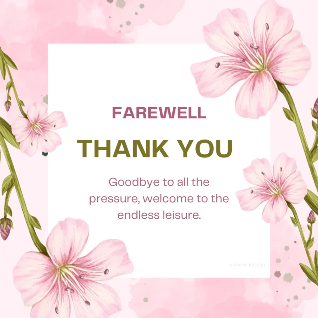 Farewell Wishes