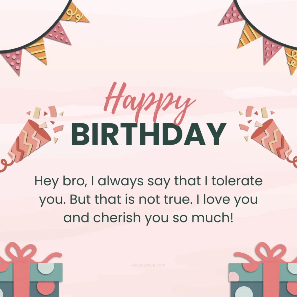 Heart Touching Birthday Wishes for Brother